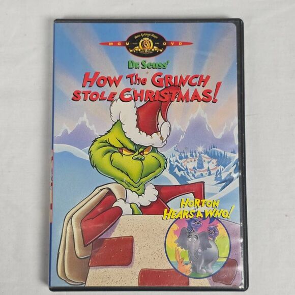 Dr Seuss How The Grinch Stole Christmas DVD Animated - Picture 1 of 4